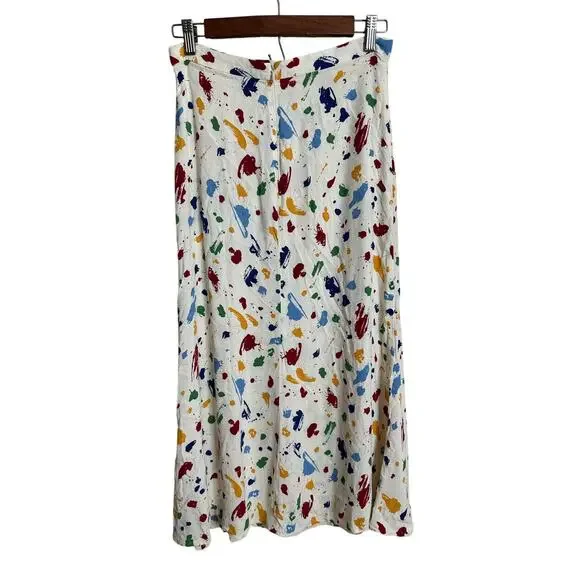 Reformation Bea Midi Skirt in Painted Lady Womans 8 - Picture 3 of 12